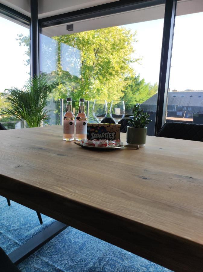 Luxurioeses Penthouse Mit Blick Auf Die Uno-City Und Dem Kaiserwasser. 3Schlafzimmer, 2 Baeder, Privat Lift Ins Apartment Wien Exteriör bild